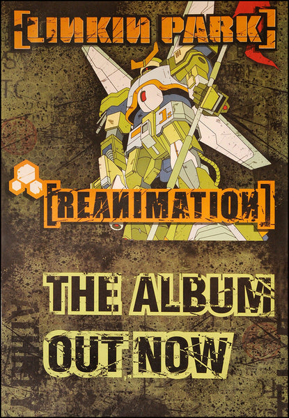Linkin Park poster for Reanimation album in 2002 – Original Poster