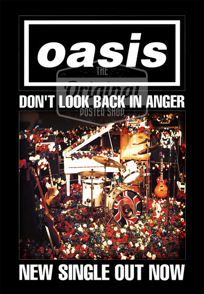 Oasis poster - Don't look back in anger – Original Poster Shop