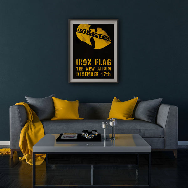 Orignal Wu-Tang Clan poster - Iron Flag – Original Poster Shop