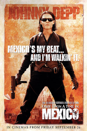 Once Upon a Time in Mexico poster - Johnny Depp