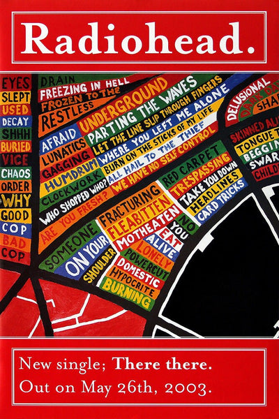 Radiohead Hail to the Thief オリジナル両面ポスター Radiohead Hail to the Thief Cool Wall Art Poster 24x36 inch