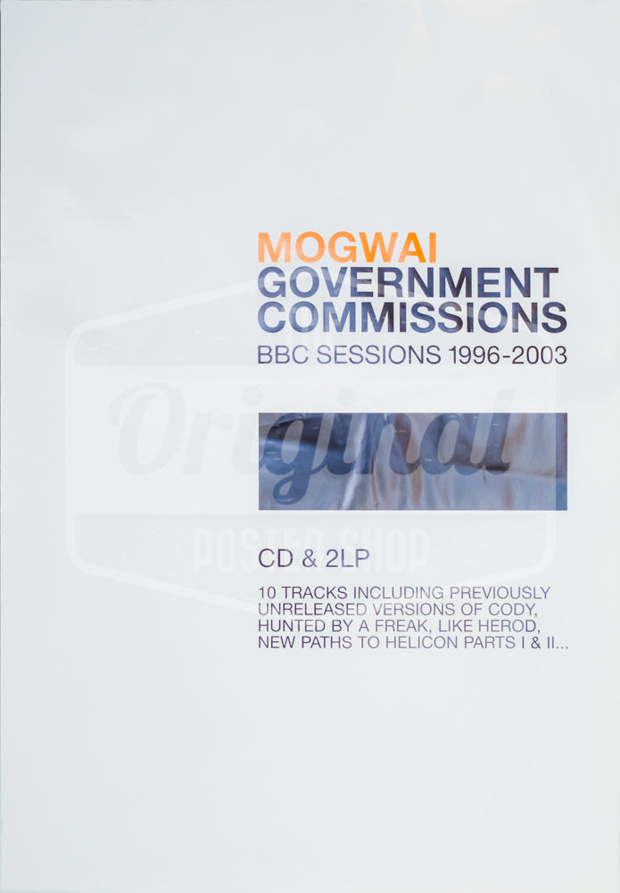Mogwai poster – Government Commissions BBC Sessions - Original
