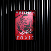 Britney Spears "Toxic" Original promotional poster