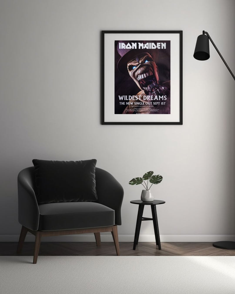 Iron Maiden Wildest Dreams Single Poster