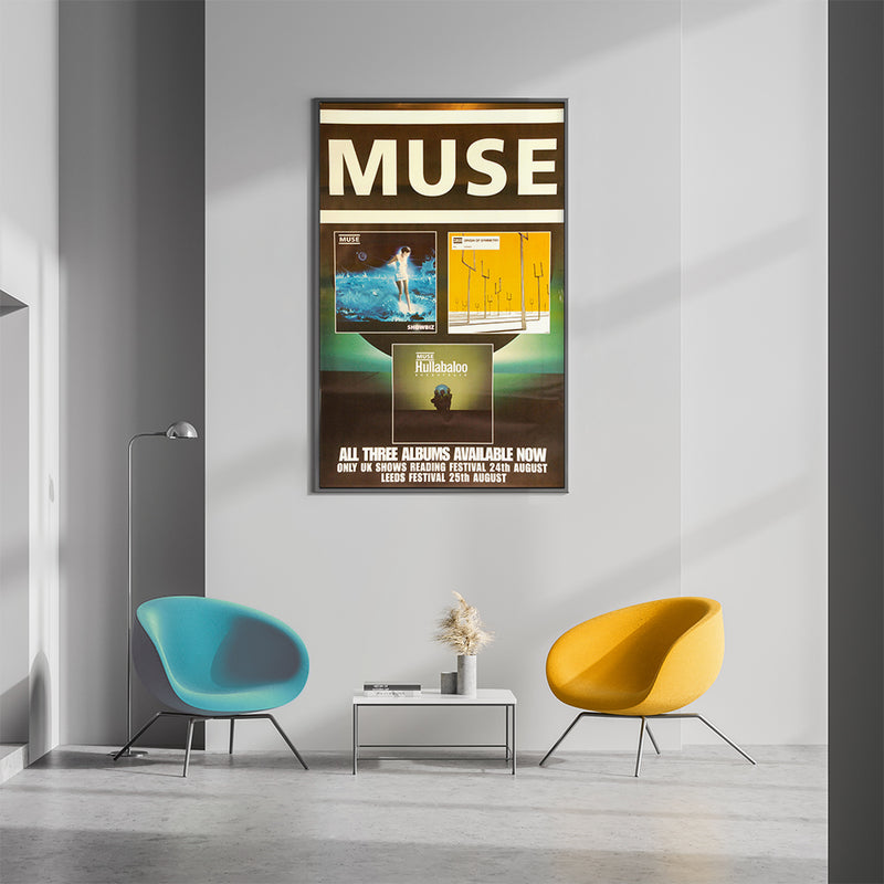 Muse poster - 3 Albums. Original 60"x40"