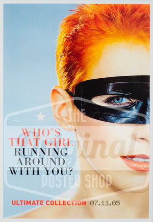 Eurythmics - poster - Ulitmate Collection. "Who's That Girl"- Original
