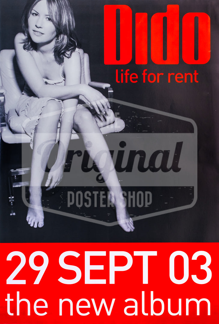 Dido Life For Rent Album launch poster