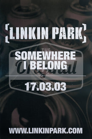 Linkin Park Somewhere I Belong Original Poster