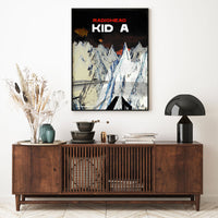 Radiohead poster - Kid A Album - 1st generation reprint