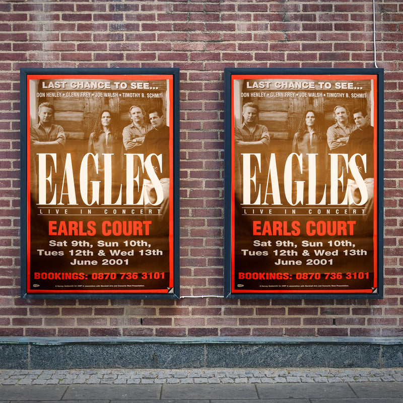 The Eagles - Original Earls Court poster 60" x 40" size