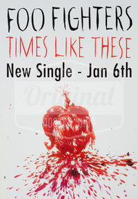 Foo Fighters poster - Times like these - single - Original
