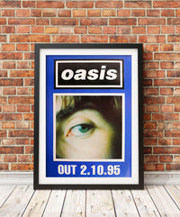 Oasis poster - (What's the Story) Morning Glory? Liam (Blue) Very Rare Original
