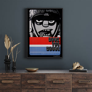Gorillaz poster - Rock the House. Original