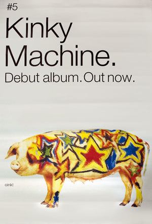 Kinky Machine poster - Self titled album. Original 60"x40"