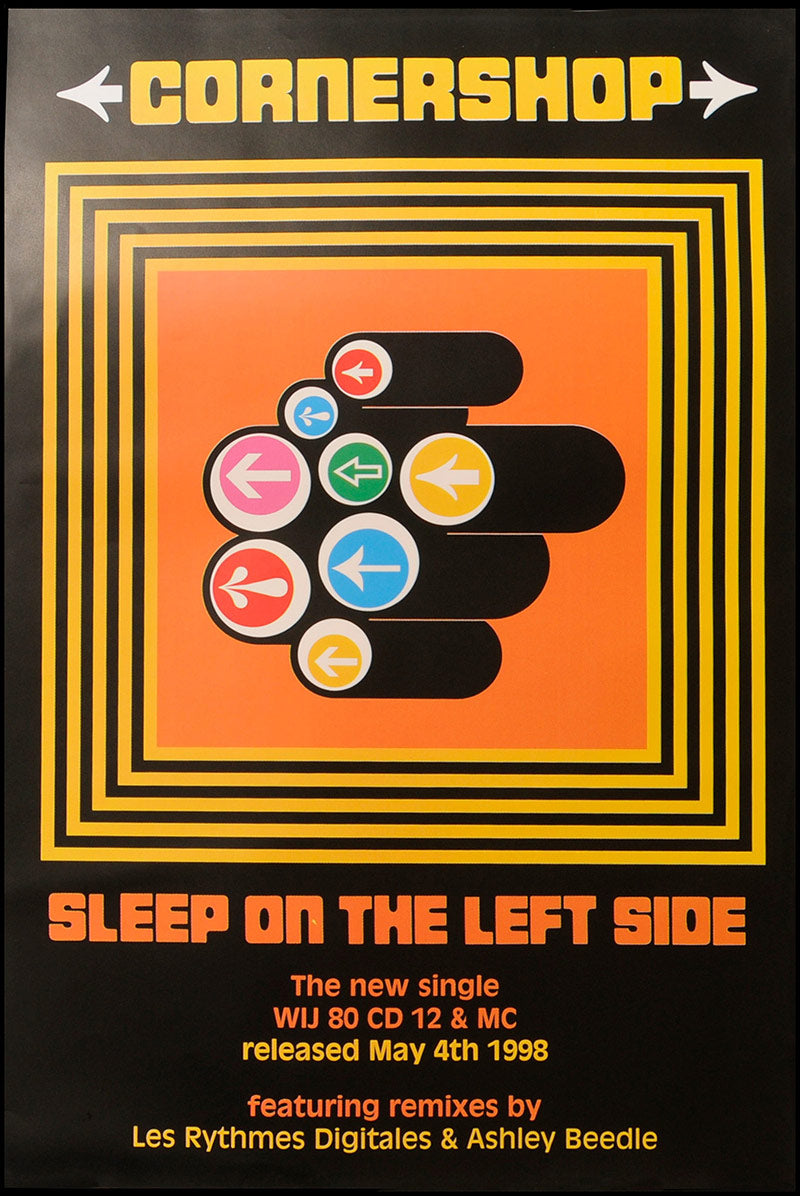 Cornershop poster - Sleep on the left side. Original