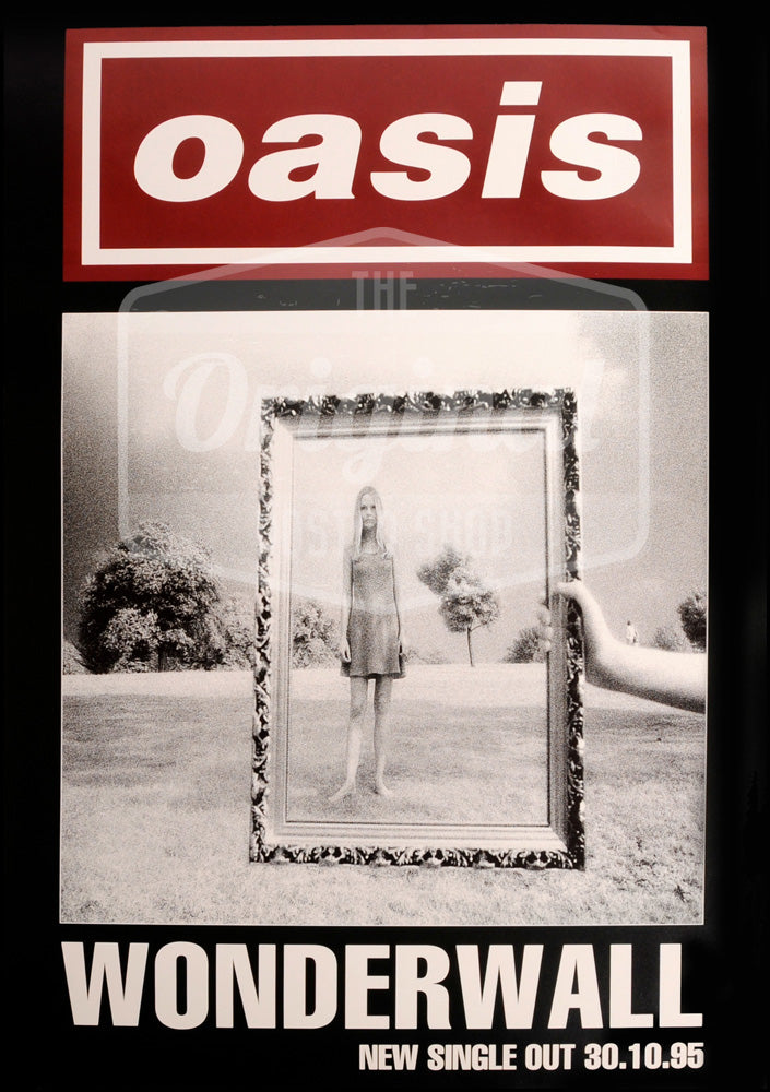 Oasis poster - Wonderwall. Rare Original