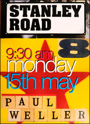Paul Weller poster Duo - You Do Something To Me & Stanley Road. Original