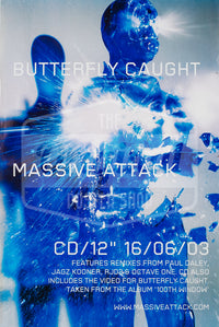Massive Attack poster - Butterfly Caught - Original