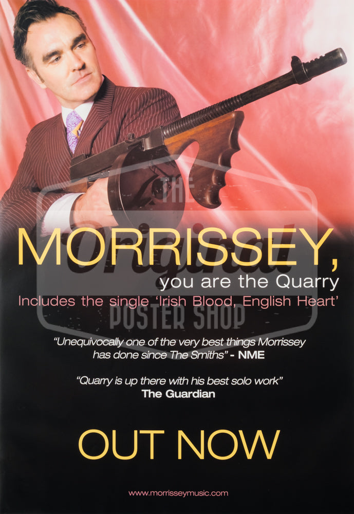 Morrissey posters - You are the Quarry - Original album poster