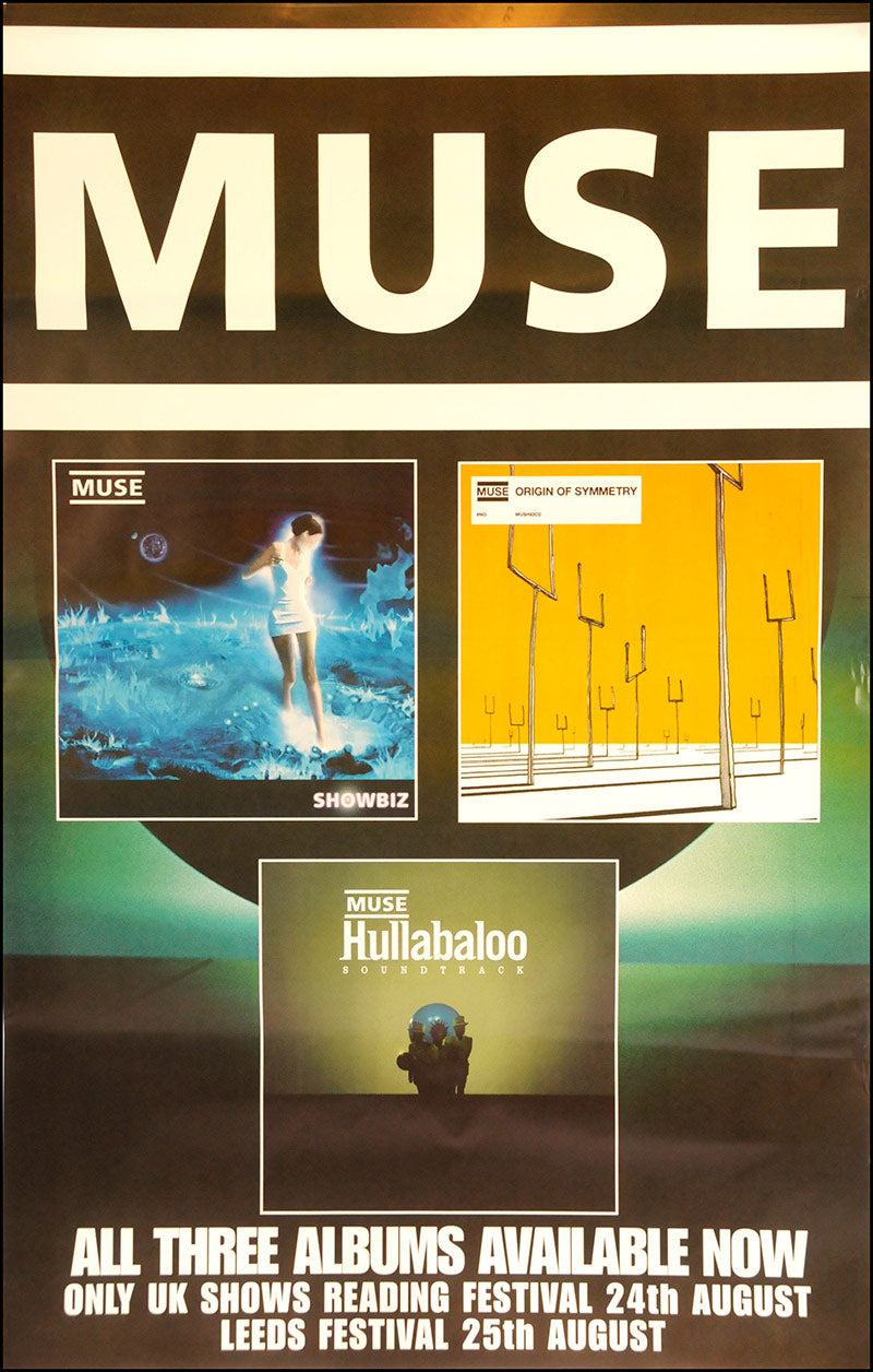 Muse poster - 3 Albums. Original 60"x40"