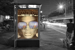 Oasis poster - Who Feels Love - Original Large 60"x40"