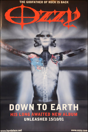 Ozzy Osbourne poster - Down to Earth