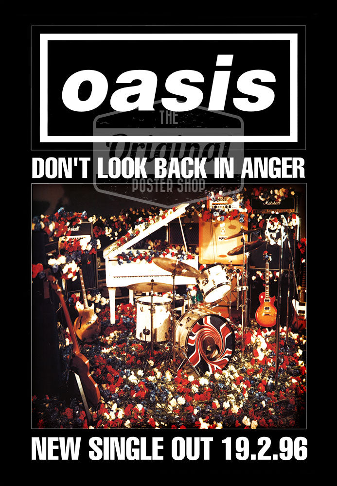Oasis poster - Don't look back in anger (1st Gen Reprint)