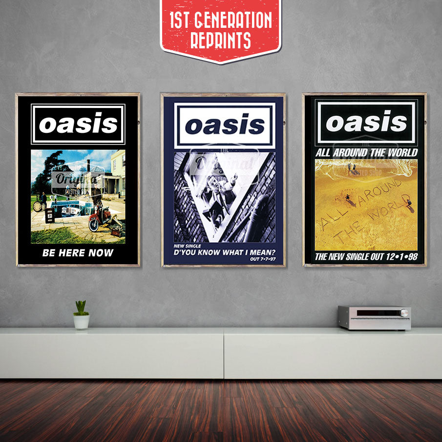 Oasis posters - Be Here Now Collectors Set - First Generation