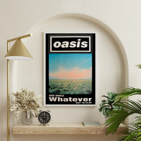 Oasis poster - Whatever - Original Promo Poster - Sold Out For Now