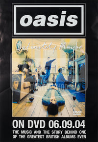 Oasis posters  - Definitely Maybe DVD promo- Original Oasis poster