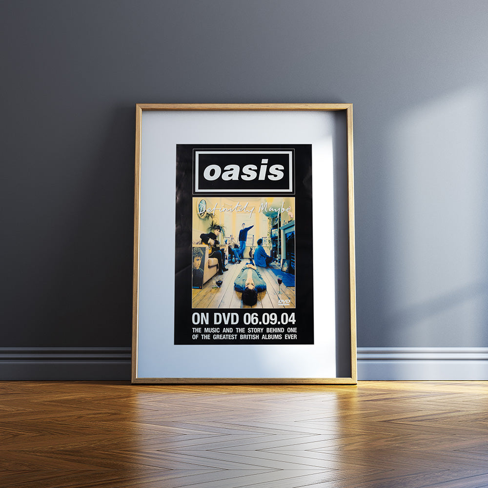Oasis posters  - Definitely Maybe DVD promo- Original Oasis poster