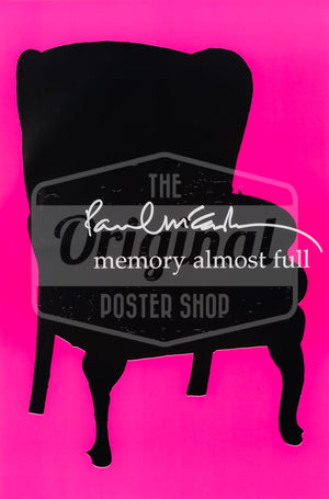 Paul McCartney poster - Memory Almost Full - Original