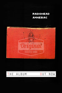 Radiohead poster - Amnesiac Album - Ist generation reprint