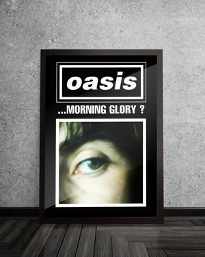 Oasis poster - (What's the Story) Morning Glory? Liam (Black). Very Rare original