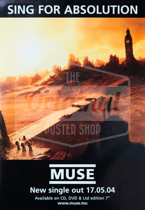 Muse Poster – "Sing for absolution" – Original