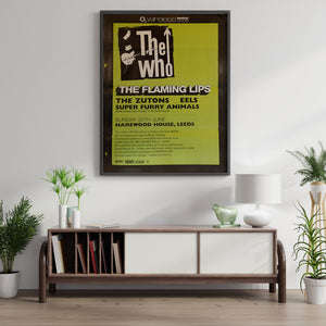 The Who poster - 02 Wireless Festival. Original 60"x40"
