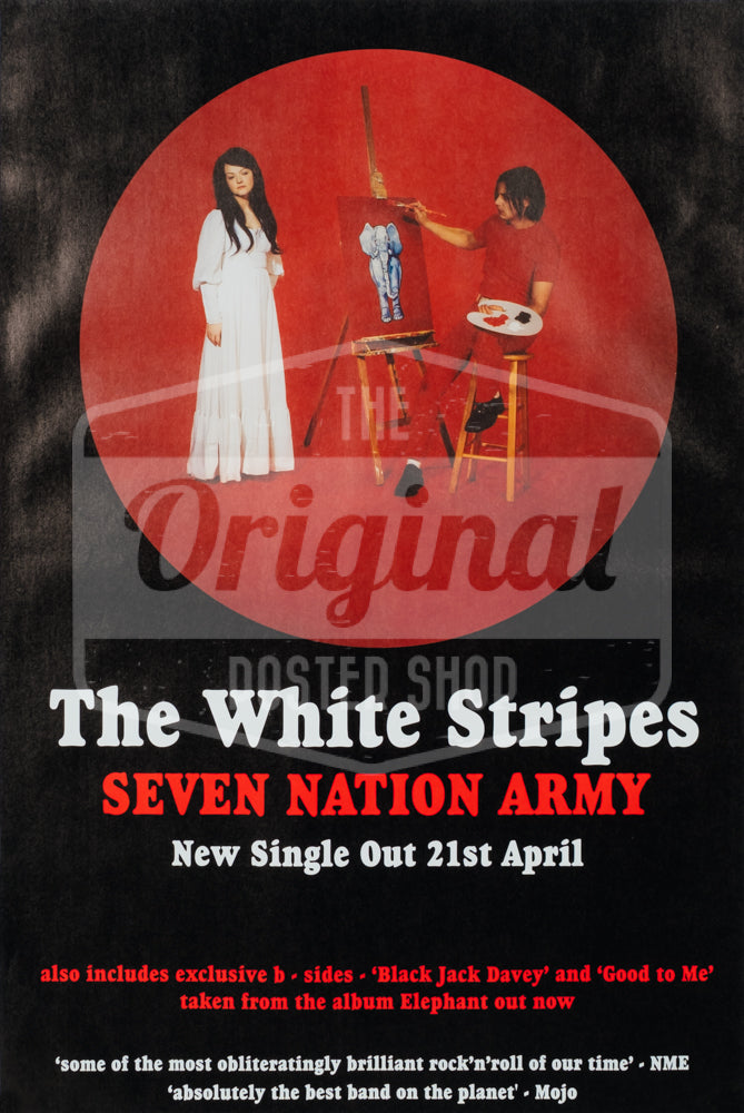 The White Stripes poster - Seven Nation Army - Original