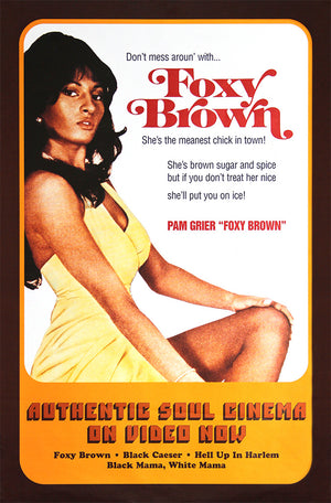 Foxy Brown poster. Original