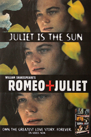 Leonardo diCaprio poster - Romeo and Juliet