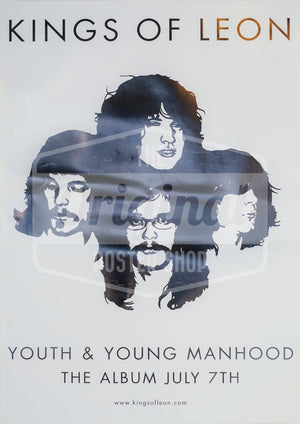 Kings of Leon poster – Youth & Young Manhood - Original