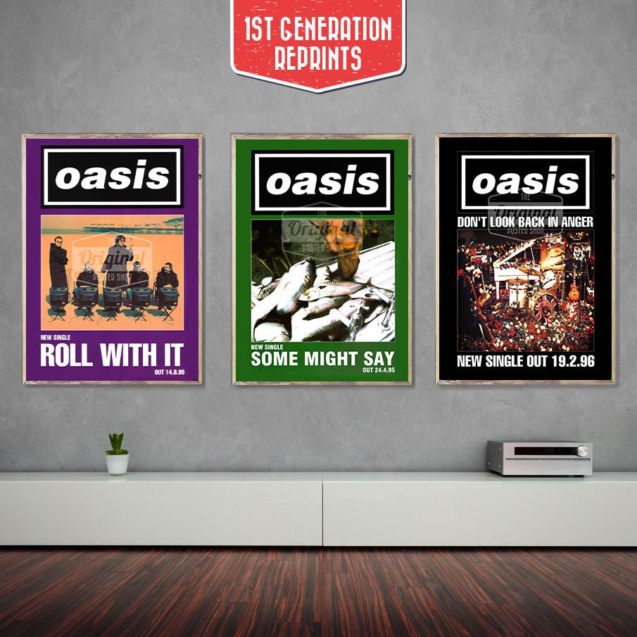 Oasis posters - What&#39;s the Story Collectors Set - First Generation Reprints