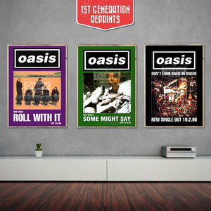Oasis posters - What&#39;s the Story Collectors Set - First Generation Reprints