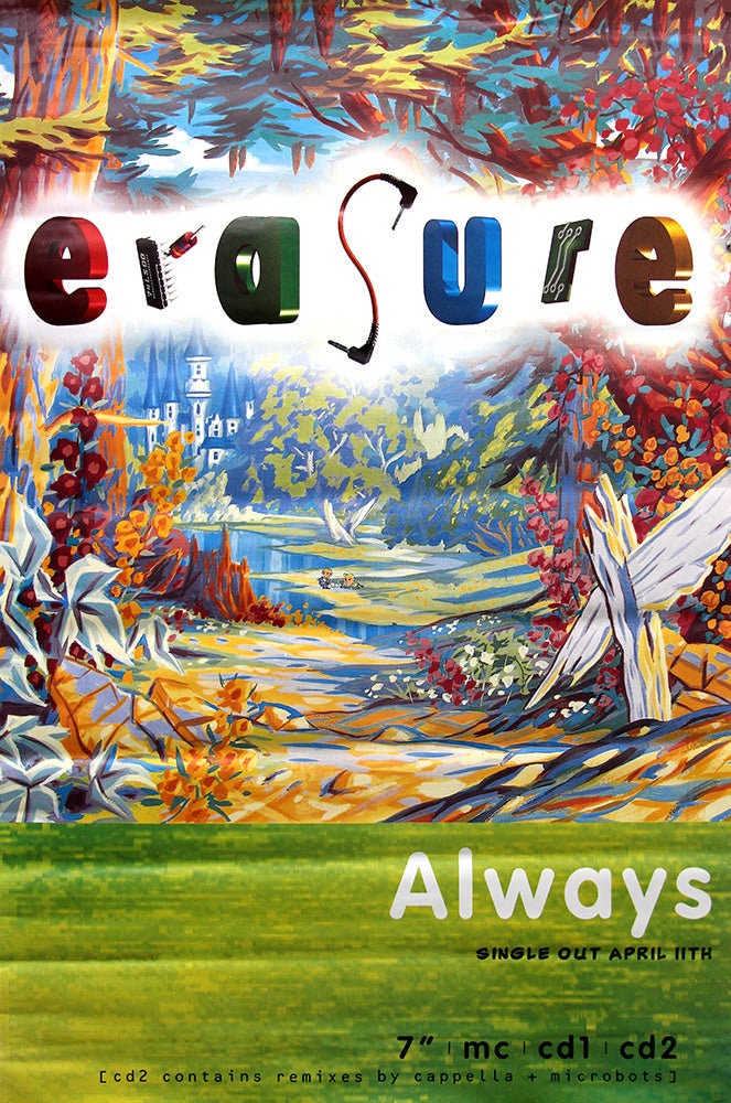 Erasure poster – Always. Original Large 60&quot;x40&quot;