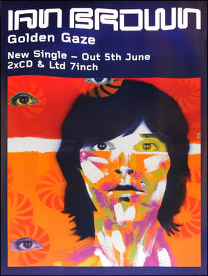 Ian Brown poster - Golden Gaze