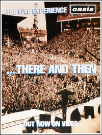 Oasis poster - There and Then. Rare Original