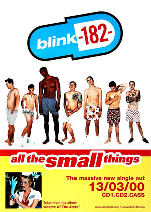 Blink-182 poster - All the Small Things. Original