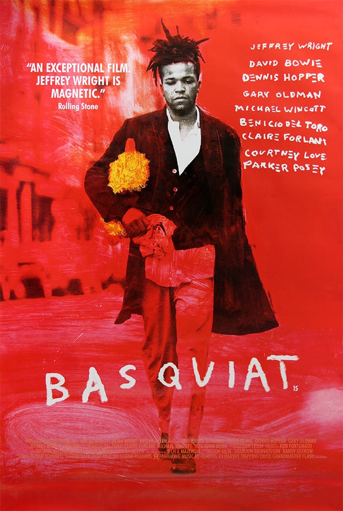 Basquiat - Original film poster starring David Bowie. 60&quot; x 40&quot;