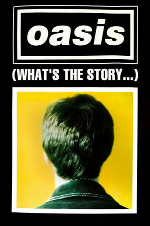 Oasis poster - (What&#39;s the Story) Morning Glory? Noel (Black). Very Rare Original