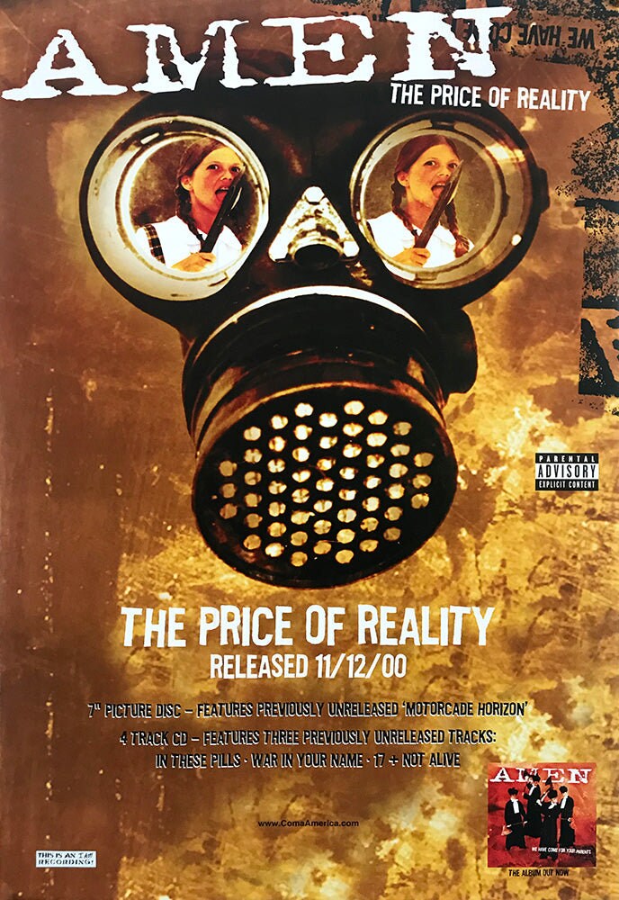 Amen poster - The Price of Reality