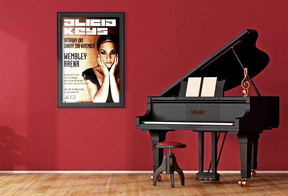 Alicia Keys poster - Live at Wembley